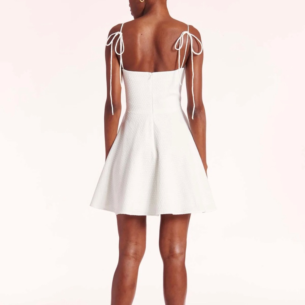 White mini Starlett Dress - Amanda Uprichard